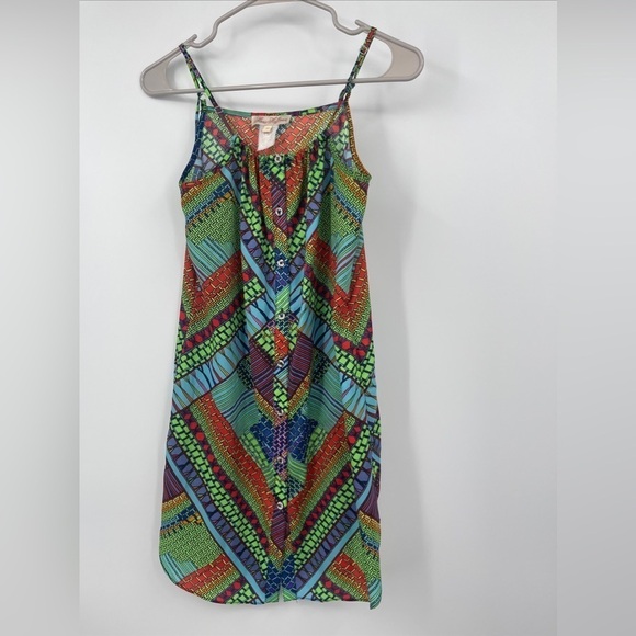 Mara Hoffman Swim Slip Dress Size XS Cover Up Multicolor Resort - Picture 1 of 4